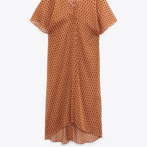 ZARA PRINTED TUNIC DRESS/ XL. - Picture 9 of 9